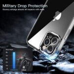 CASEKOO Crystal Clear für iPhone 12 Pro Max Hülle [Keine Vergilbungen] - Durchsichtig – Bild 4