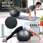 Trideer Dicker Gymnastikball inklusive Pumpe – Bild 3