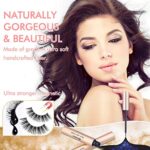 AOVSHEY Upgraded Magnetische Wimpern Eyeliner Set, 7 Paar Natürlich 3D Wiederverwendbar – Bild 6