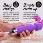 LuLu 11 Massage Wand Massagestab kabelloser elektrisch Memory Edition – Leise und Stark – Bild 3