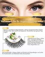 AOVSHEY Ultraleicht Magnetische Wimpern Invisible Magnetic Lashes und Eyeliner Kit – Bild 3