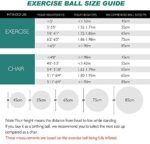 Gymnastikball Sitzball Extra dicker Yoga-Ballstuhl – Bild 6