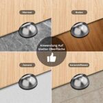ACGAM Edelstahl Boden Türstopper Selbstklebender – Bild 6