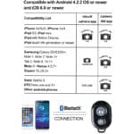 Neuftech 2 pcs Bluetooth Funk Selfie Fernauslöser Selbstauslöser Fernbedienung – Bild 6