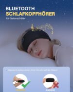 LC-dolida Bluetooth Schlafkopfhoerer 5.4 – Schlaf Stirnband Kopfhoerer fuer Sport, Reisen & Yoga – Bild 2