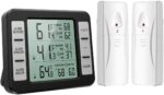 ORIA Digital Thermometer, Innen/Aussen mit 3 Aussensensor – Bild 18