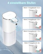 Automatischer Seifenspender 400ml - Wiederaufladbar, Wandmontage, 4 Stufen, IPX5 Wasserdicht – Bild 2