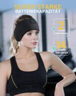 LC-dolida Bluetooth Schlafkopfhoerer 5.4 – Schlaf Stirnband Kopfhoerer fuer Sport, Reisen & Yoga – Bild 3