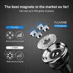 FLOVEME KFZ Handyhalterung Auto Magnet Lüftung, Universal Handyhalter Auto Zubehör mit 5 Starke Magnet 4 Metallplatten, Kompatibel für iPhone Samsung Huawei – Bild 3