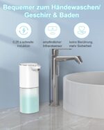 Automatischer Seifenspender 400ml - Wiederaufladbar, Wandmontage, 4 Stufen, IPX5 Wasserdicht – Bild 5