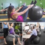 Gymnastikball Sitzball Extra dicker Yoga-Ballstuhl – Bild 9