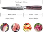 PAUDIN Kochmesser Allzweckmesser Profi 13cm Scharf Küchenmesser – Bild 15