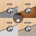 ACGAM Edelstahl Boden Türstopper Selbstklebender – Bild 13