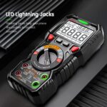 KAIWEETS Digital Multimeter mit LED-Buchsen, Strommessgerät CAT III 1000 V, CAT IV 600 V True RMS Auto-Range 6000 Zähler, misst Spannung,Kapazität, Temperatur, Widerstand für Elektriker – Bild 2