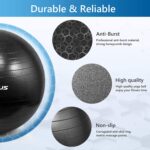 Gymnastikball Sitzball Extra dicker Yoga-Ballstuhl – Bild 17
