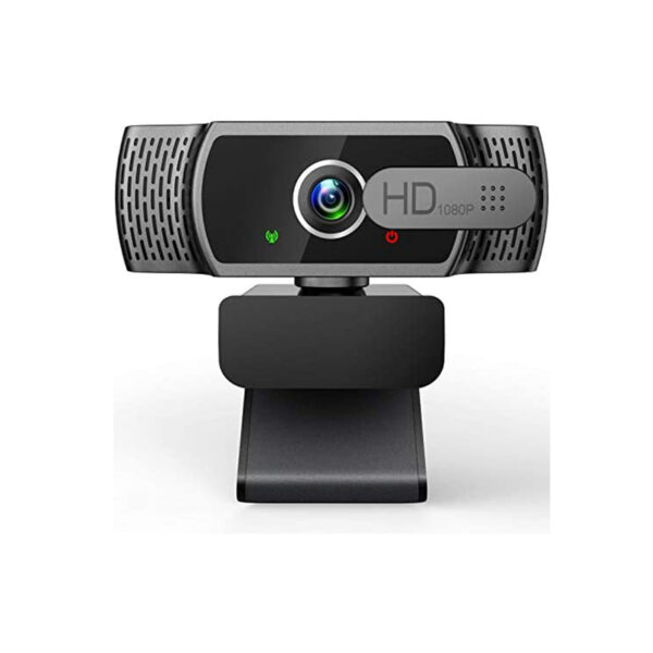 EYONMÉ Webcam mit Mikrofon,1080P Kamera mit Webcam Abdeckung