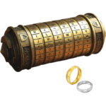 Decdeal Da Vinci Code Mini Cryptex Schlösser Metall Toys Schmuck Versteck