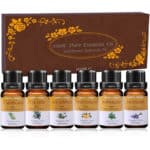 Ätherische Öle Set, 100% Reines naturrein Aroma-Öl, 6 tlg