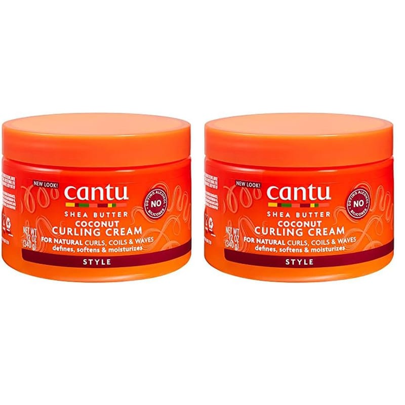 Cantu Shea Butter Coconut curling Cream, 340 g (Packung mit 2)