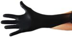 KMINA Einweghandschuhe Grösse M, L, XL (100 Handschuhe) Schwarze, Puderfreie & Latexfreie – Bild 3