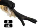KMINA Einweghandschuhe Grösse M, L, XL (100 Handschuhe) Schwarze, Puderfreie & Latexfreie – Bild 2