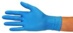 Nitrilhandschuhe 200 Stück Box M, Blau Einweghandschuhe – Bild 3