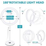 Tischleuchte, 25.40 cm, USB-LED-Ringlicht, Videokonferenz – Bild 3