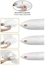 sleepling 2er Set Komfort 100 Kopfkissen, Mikrofaser Sofakissen – Bild 3