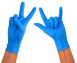 Nitrilhandschuhe 200 Stück Box M, Blau Einweghandschuhe – Bild 5