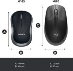 Logitech M185 Kabellose Maus, 2.4 GHz Verbindung – Bild 5