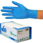 Nitrilhandschuhe 200 Stück Box M, Blau Einweghandschuhe