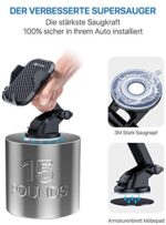 andobil Auto Handyhalterung 3-in-1 – Saugnapf & Lüftung, Universal KFZ Halter für iPhone & Samsung – Bild 5