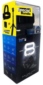 GoPro HERO8 Black Bundle - inklusive Shorty Stativ, Speicherkarte, Kopfbügel und Akku (Holiday Kit) – Bild 5