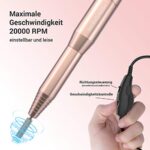 MelodySusie 11 in 1 Elektrische Nagelfeile für Gelnägel Professionelle – Bild 2