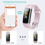 YAMAY Fitness Armband mit Blutdruckmessung, Smartwatch Fitness Tracker – Bild 4