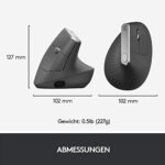 Logitech MX Vertical, Ergonomische kabellose Maus 4000dpi – Bild 7