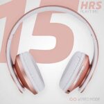 PowerLocus Bluetooth Over-Ear Kopfhörer, Kabellos Stereo Faltbare Kopfhörer Kabellose und Kabel-Kopfhörer mit Integriertem Mikrofon, Micro SD/TF, FM für Handys/iPad/Laptops & PC – Bild 4