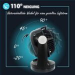 Iris Ohyama Black IRIS, leiser Ventilator 'Woozoo by Ohyama', PCF-M15 – Bild 3