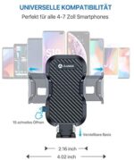 andobil Auto Handyhalterung 3-in-1 – Saugnapf & Lüftung, Universal KFZ Halter für iPhone & Samsung – Bild 3