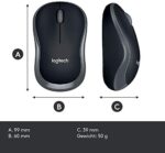 Logitech M185 Kabellose Maus, 2.4 GHz Verbindung – Bild 9