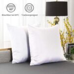 RUIKASI Kissenbezug 2 x Set Kissenbezüge Anthrazit Weich – Bild 6