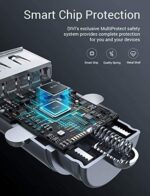 DIVI USB Ladegerät, 4.8A Metall Mini Kfz Ladegerät 2-Port Schnellladung – Bild 6