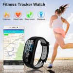 Tipmant Fitness Armband mit Pulsmesser Blutdruckmessung Smartwatch Fitness Tracker Wasserdicht IP68 Fitness Uhr – Bild 3