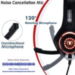 PUPATIO Gaming Headset für PS5 PS4 Xbox Series PC – Bild 3