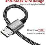 Nylon Micro USB Schnellladekabel 4 Pack – Bild 3