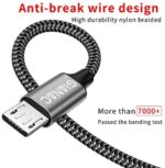 Nylon Micro USB Schnellladekabel 4 Pack – Bild 3