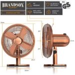 Brandson - Tischventilator im Kupfer Design – Bild 3