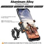 Tiakia Fahrrad Handyhalterung Aluminiumlegierung Motorrad Scooter Fahrrad – Bild 2
