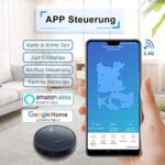 Tesvor WLAN  Roboterstaubsauger Tierhaare und Allergene Kompatibel mit Alexa und APP-Steuerung – Bild 2