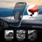Handyhalterung Auto Magnet, APPS2Car 360°-Armaturenbrett Magnet Handyhalterung fürs auto, Universal-Magnetische Handyhalterung Auto, kompatibel mit iPhone 11 Pro XS Max X 8 Samsung Oneplus usw – Bild 2